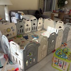 Albott Baby Foldable Fence