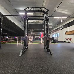 Vesta Pro Series 2in1 Squat Rack | Functional Trainer | 400lb Weight Stack | Commercial Grade | Gym Equipment | FREE DELIVERY🚚 🔴
