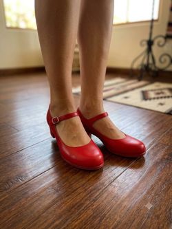 Red Folklorico Shoes for Sale!!!