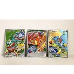 Pokemon First Partner Illustration  Bulbasaur Squirtle Charmander 