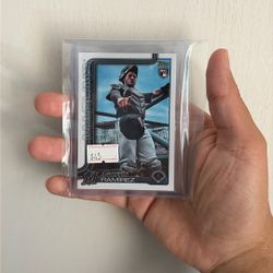 2025 Topps Update Agustin Ramirez Golden Mirror Image Variations RC. Marlins.