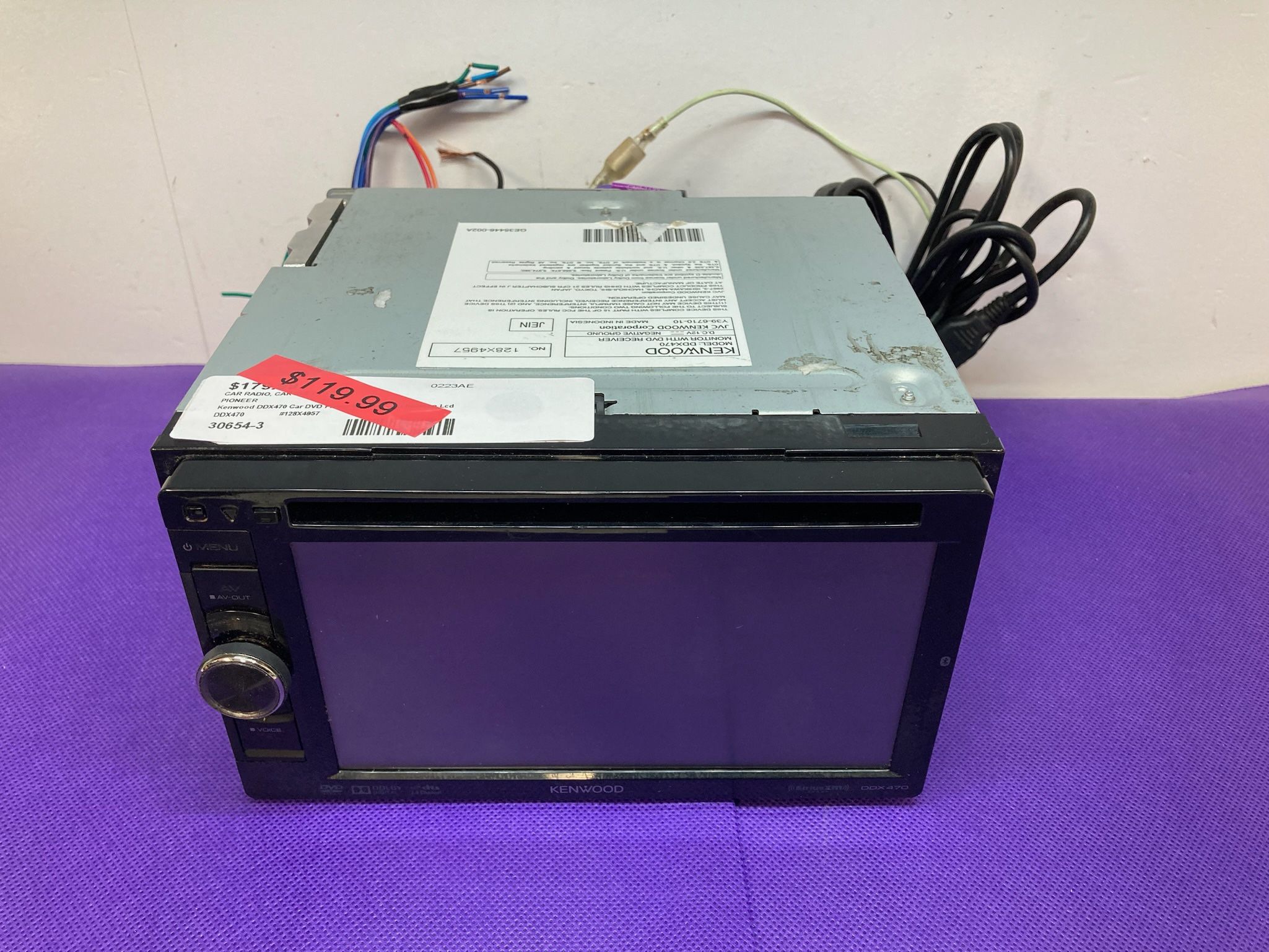 Kenwood DDX470 Car DVD Player 6.1 inch Touchscreen Lcd 