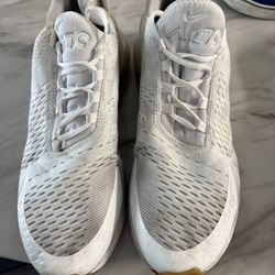 White Nike Airmax 270 Shoes Size 11.5 Men’s 