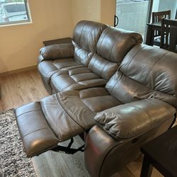 Three Seater Gray Couch 