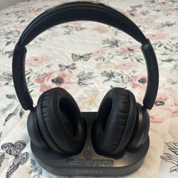 LEVN LE-HS018 Wireless Headphones + Docking Charger — Great Deal! 
