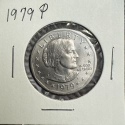1979 P One Dollar Coin - Susan B. Anthony (Philadelphia Mint, Excellent Condition)