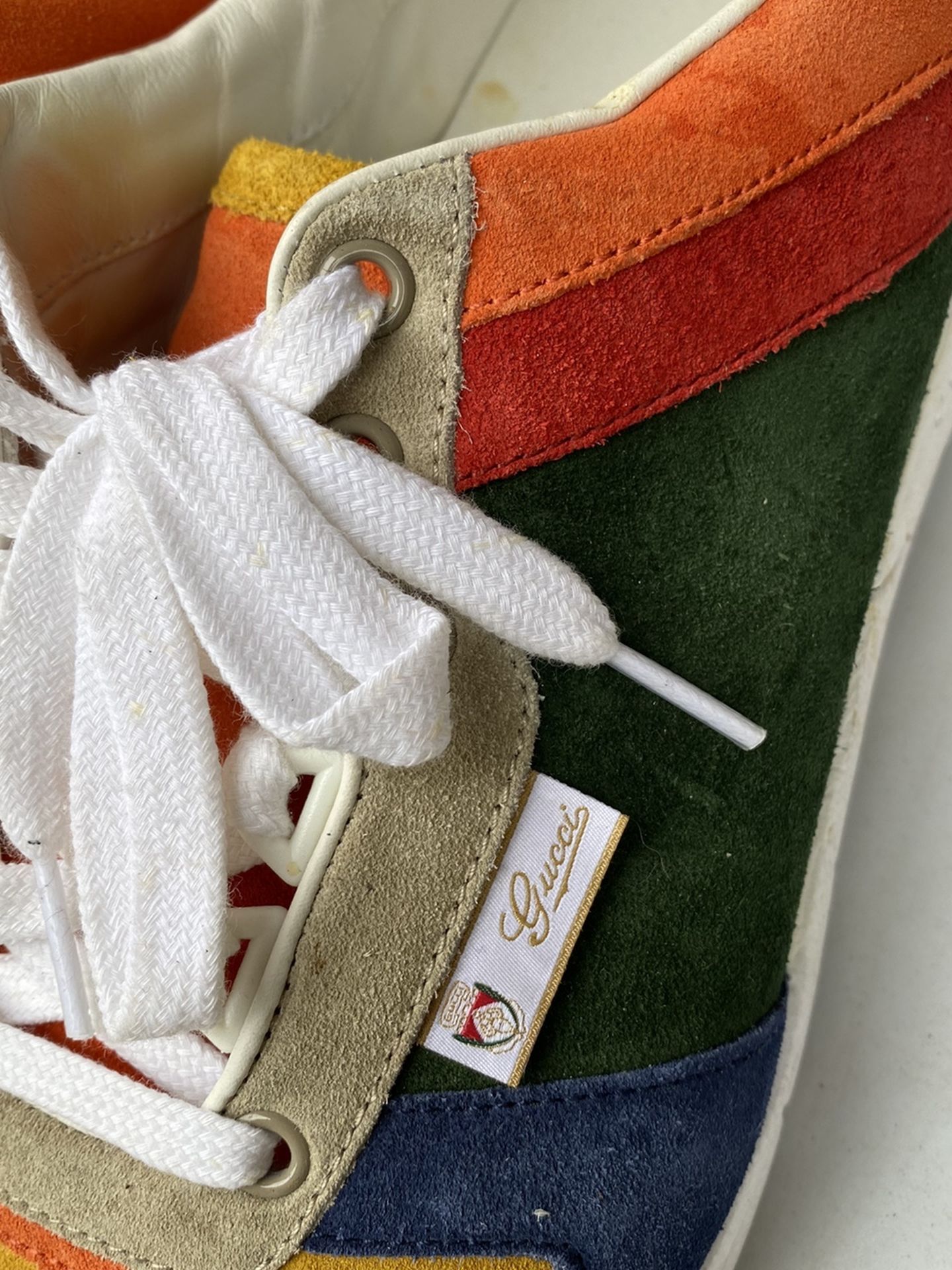 Gucci Men 336615 Sneaker Suede Lace-up