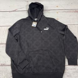 Puma Men's Logo athletic pullover sweatshirt Hoodie 683499 11  new sz XL