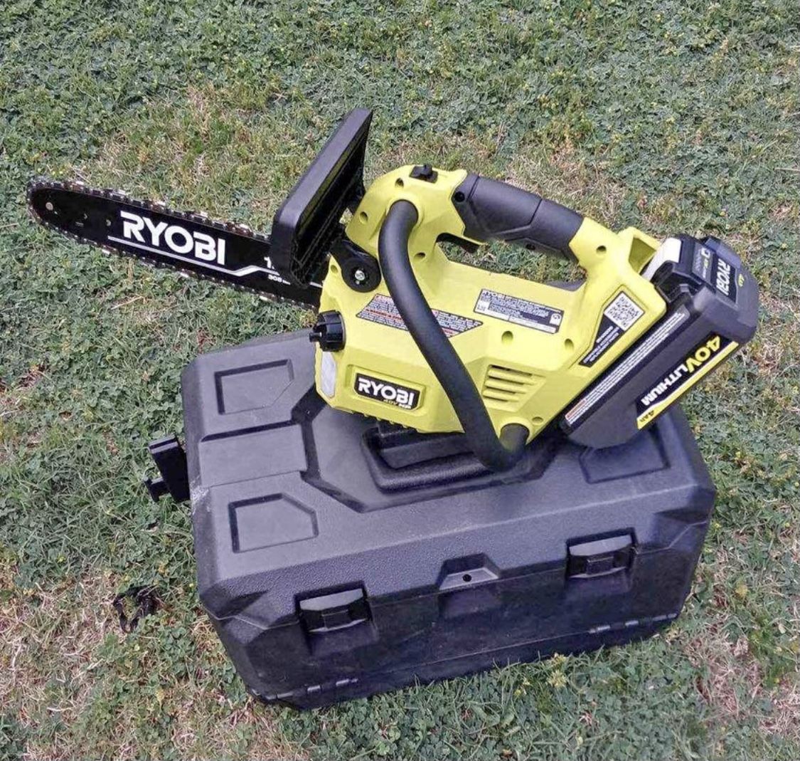 Ryobi Chainsaw 40v Comes With Battery And Charger Brand New
