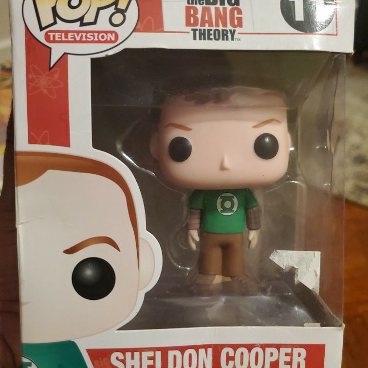 Funko POP! Big Bang Theory-Sheldon Cooper Green Lantern Shirt#11