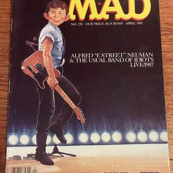 MAD Magazine Alfred “E Street” Neuman Issue