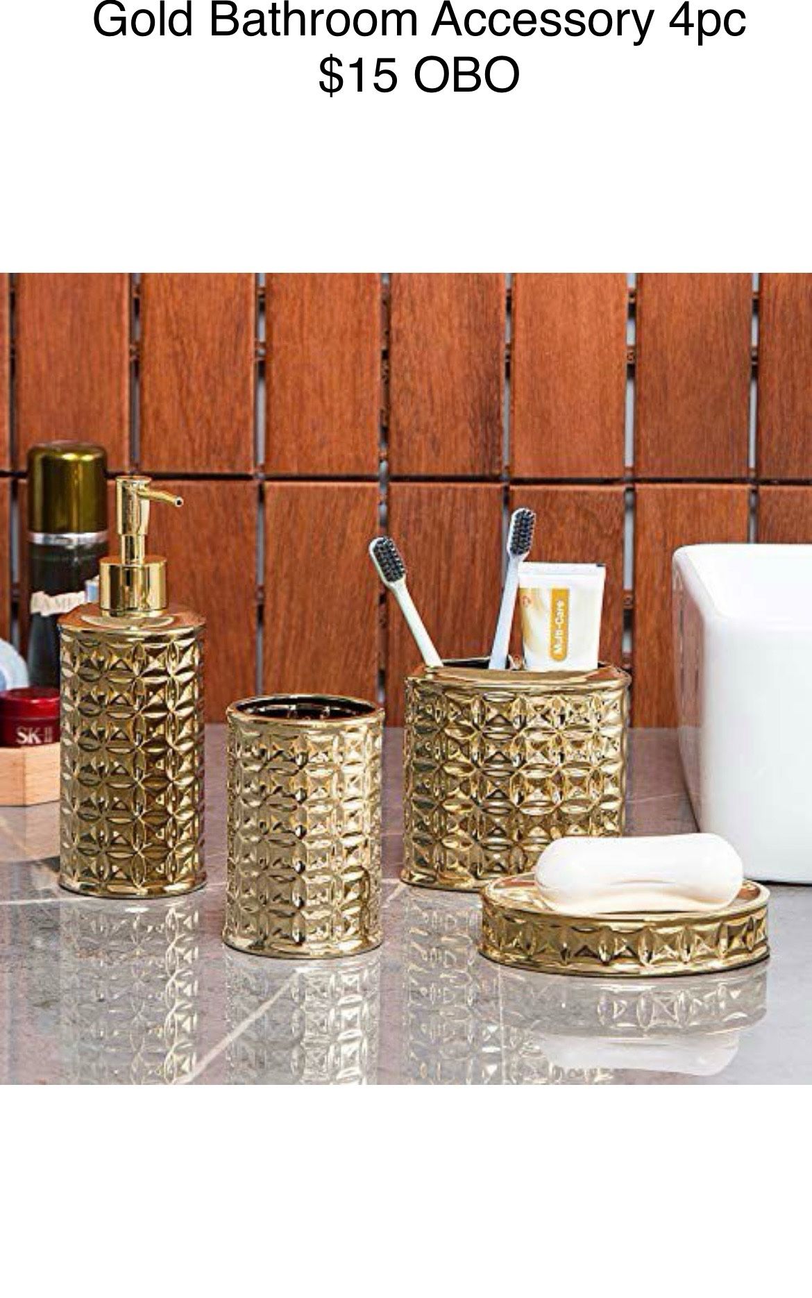 Gold Bathroom Accessories