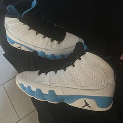 Jordan retro 9 powder blue give me an offer size 11