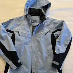 Helly Hansen Jacket Baby Blue Sz Small 