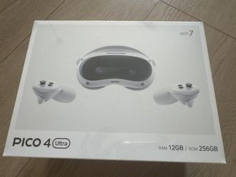 Brand New PICO 4 Ultra VR/MR Headset 12GB/256GB – Factory Sealed
