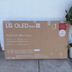 65G5 65” Lg smart 4k oled hdr tv 