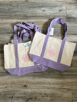 Trader Joe’s Large lavender tote