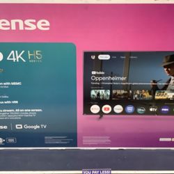 50” Hisense 4K Tv