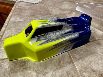 EB48 2.2 1/8th  Custom painted body  And clear stock body