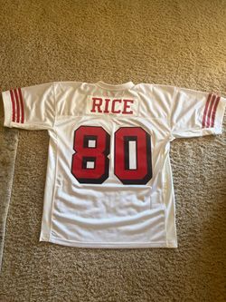 Mitchell and Ness AUTHENTIC San Francisco 49ers Jerry Rice 1994 #80 Jersey X-Large White