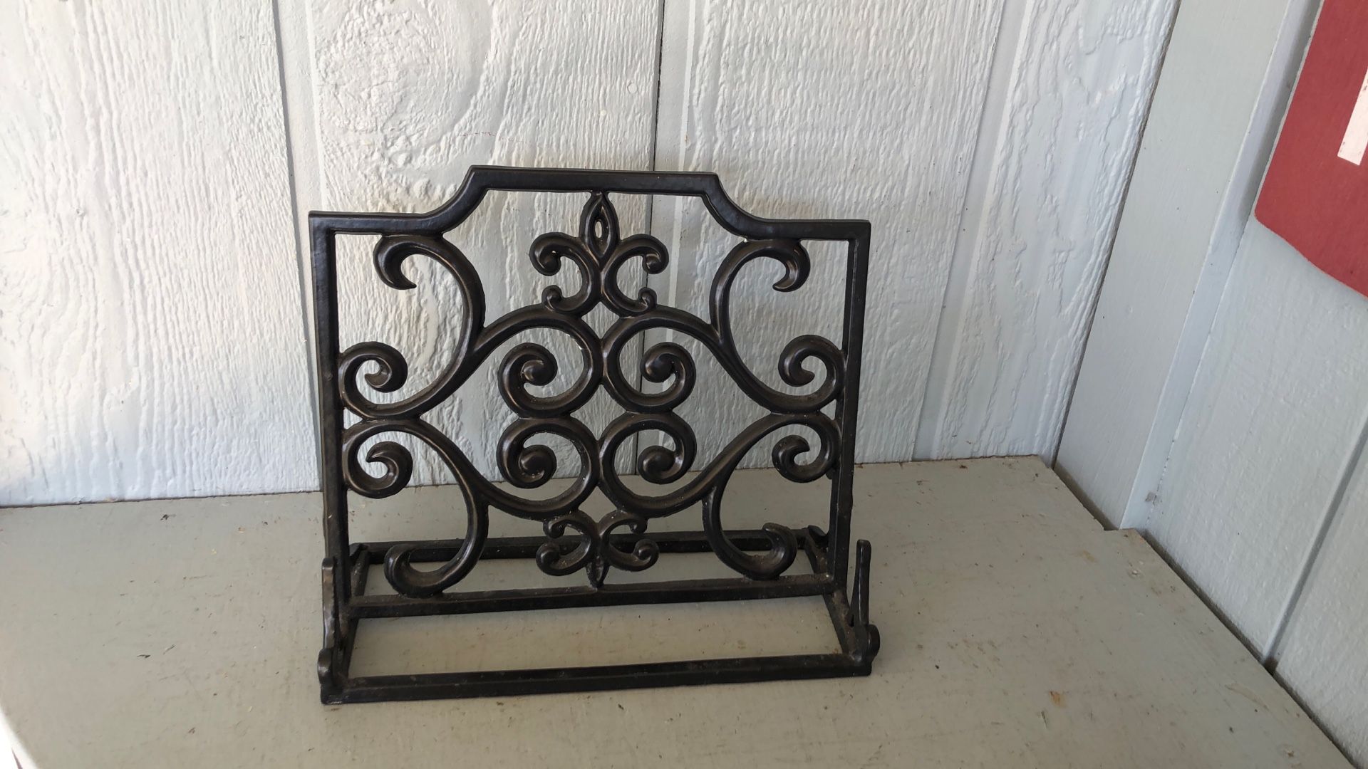 Cast Iron Cookbook Holder