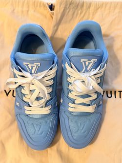 Louis Vuitton LV Trainer Blue Monogram Sneakers – LV 6