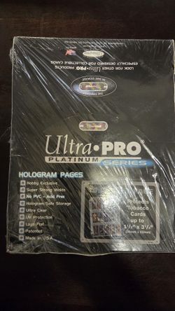 Ultra Pro Platinum Series - 100 CT 15 Pocket Baseball Tobacco Card Pages