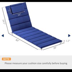 1 Lounge Cushion Blue