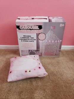 Tent Set With Pillow And Lights 