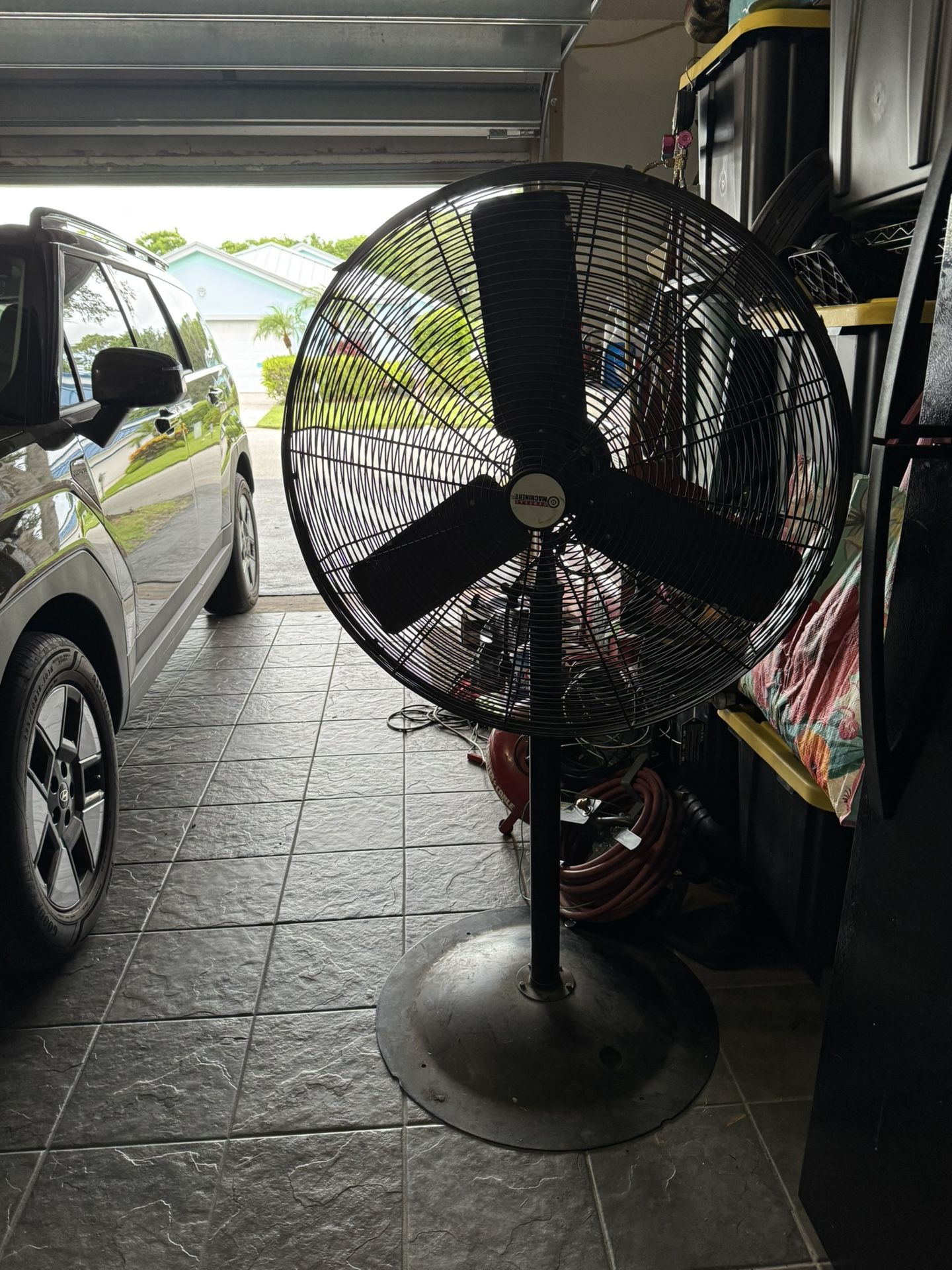 CENTRAL MACHINERY 30 in., 3-Speed Pedestal High-Velocity Shop Fan