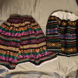 Toddler Mexican Folklorico Skirts  12-2t  