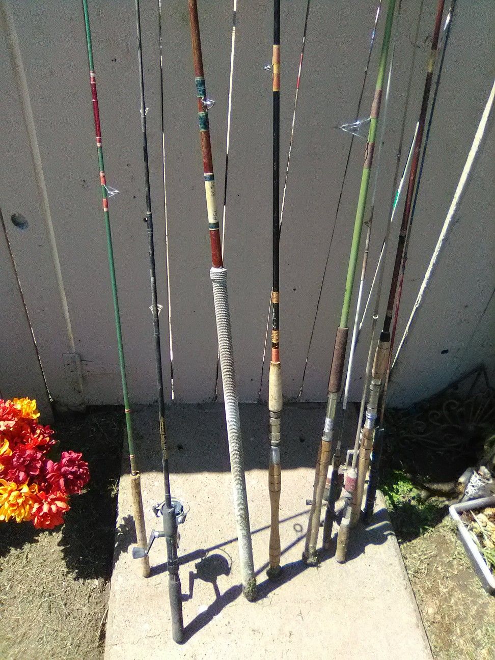 Vintage fishing poles so I'm not