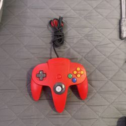 Red Nintendo 64 Controller 40 Dollars Or Best Offer No Low Ballers Pick Up Only