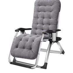 Zero Gravity Chairs Adjustable Sun Loungers Sunbed Relaxer Recliner Sling Chairs for Patio Yard Pool Multifunction with Padded Cotton Pad Breathable B