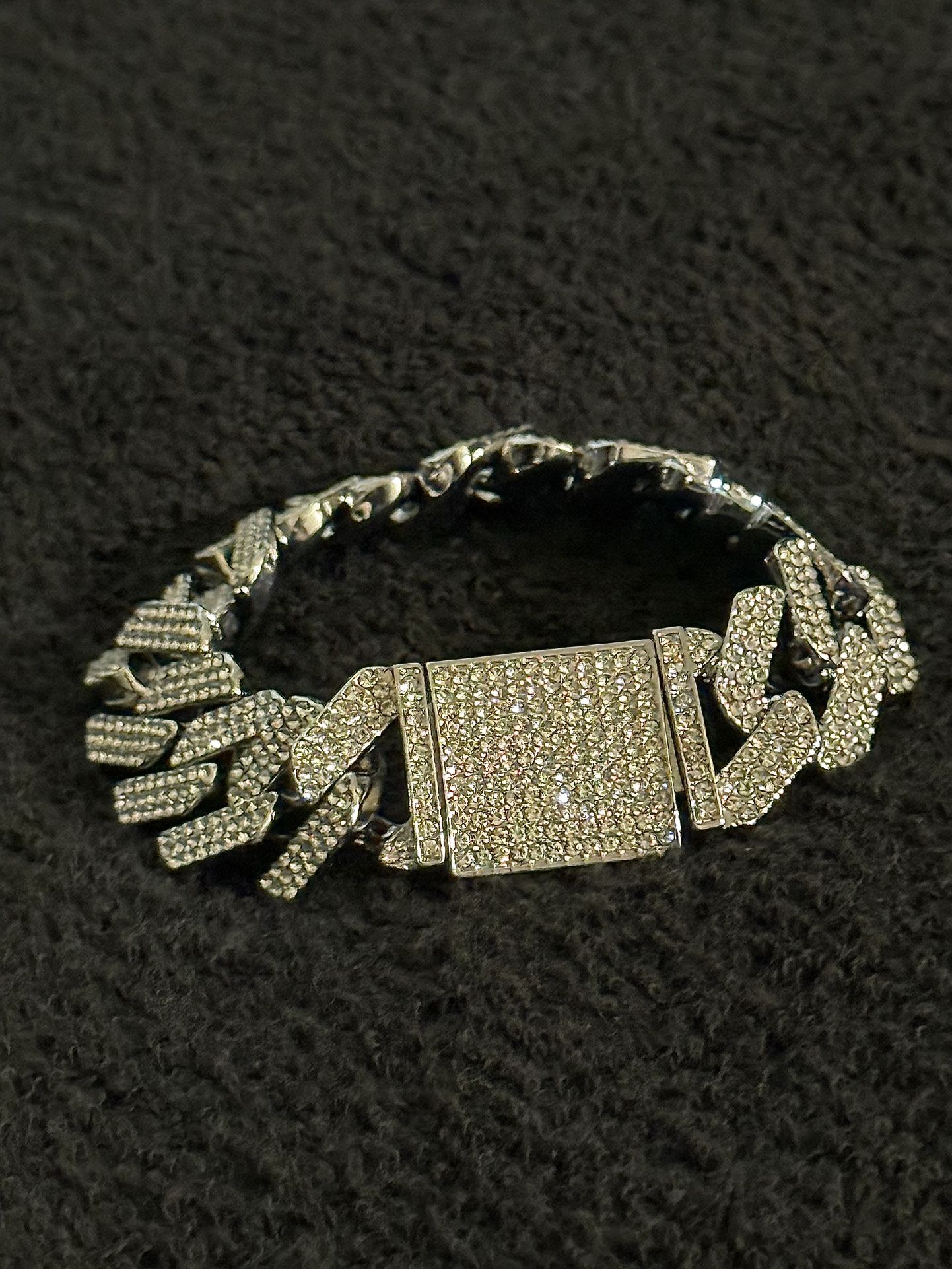 Moissanite Cuban Link Bracelet