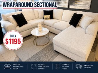 Wrap around sectional