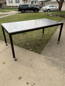 Stainless Steel Industrial Look Table