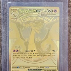 Mega Charizard X - Hyper Rare Gold