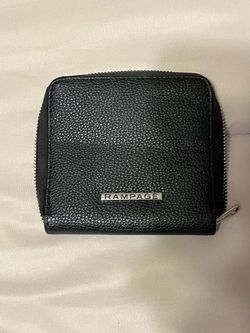 rampage mini squared black wallet