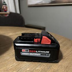 M18 18-Volt Lithium-Ion High Output Battery Pack 6.0Ah