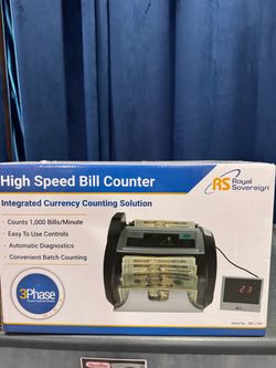 MONEY COUNTING MACHINE- BRAND NEW-COUNTERFEIT DETECTOR-CHEAP!