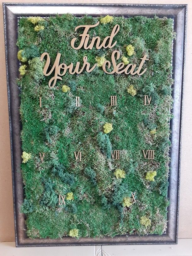 Seating Assignment Display Frame