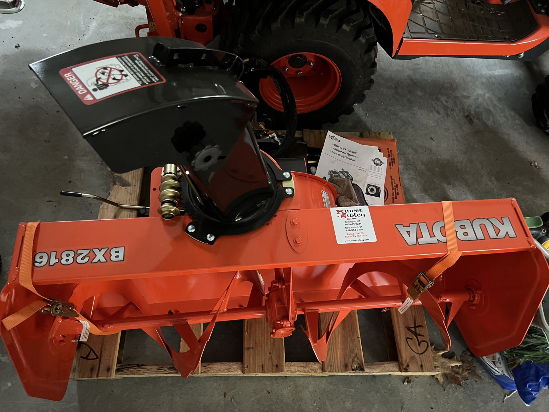 Kubota BX 2816 Snow Blower Front Mount 50’’s 2022 Never Used for Sale