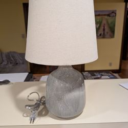 LAMP  Table Top  Grey   NEW