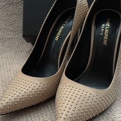 saint Laurent Nude Heels