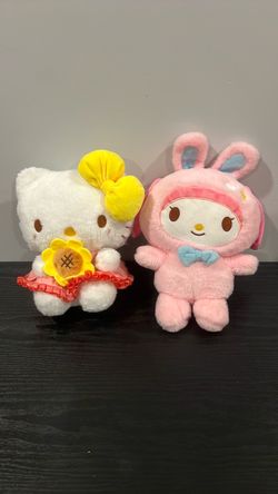 Sanrio Hello Kitty & My Melody Plush Set of 2