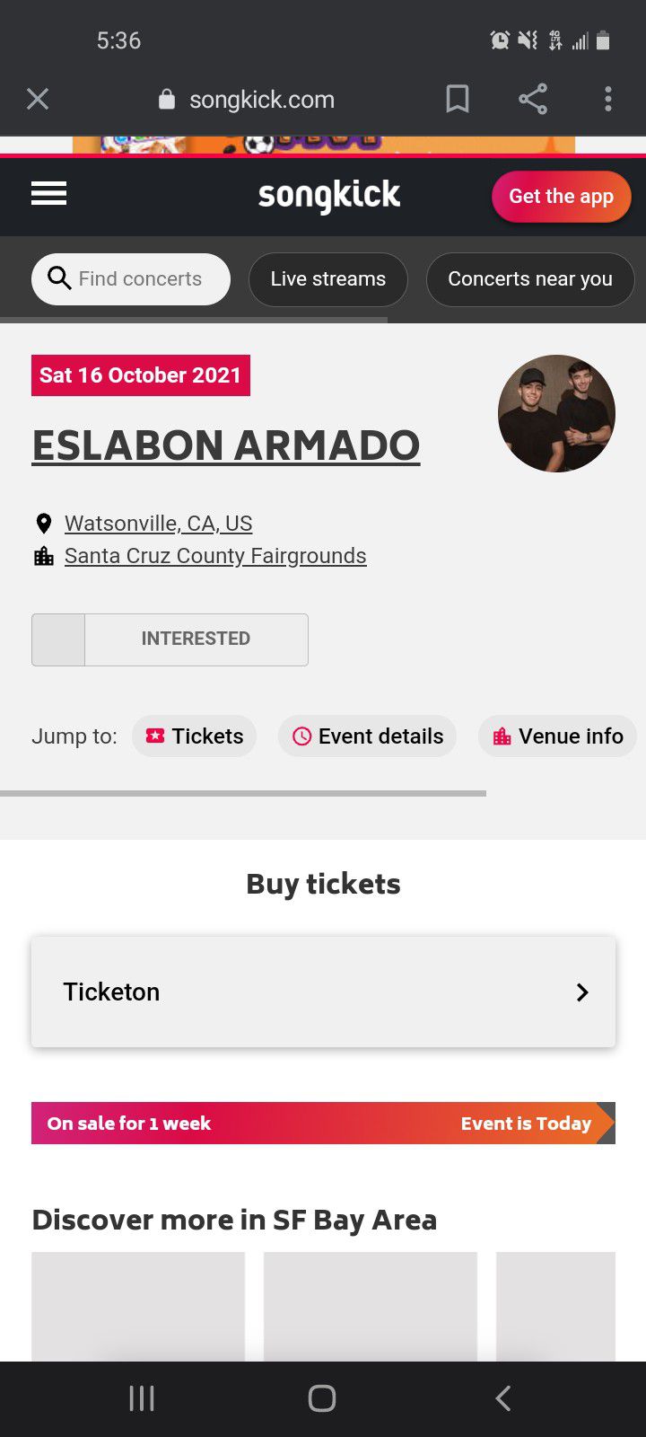 Eslabon Armado Tickets  For Sale 