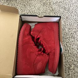 Air Jordan Retro 1 High “red Suede” 