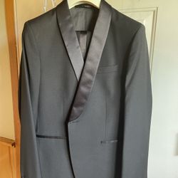J.Lindeberg Men’s Black Luxury Tuxedo  Sz 40R