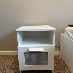IKEA BRIMNES Nightstand – White – Like New